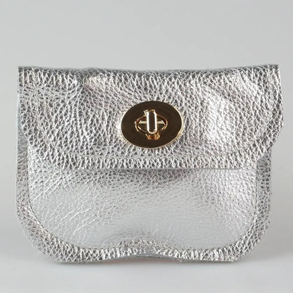 Zina Kao Metallic Turnlock Wallet
