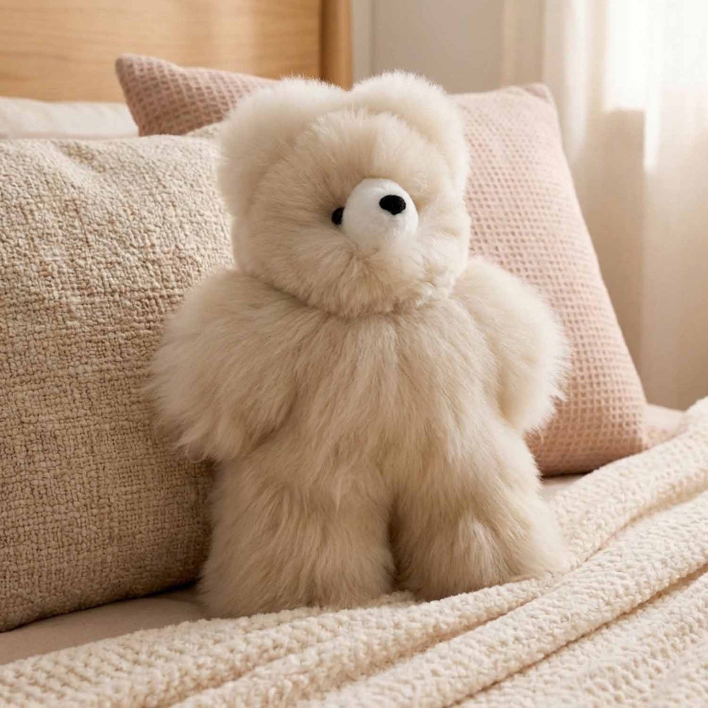 21" Large Alpaca Stuffed Animal - Bear