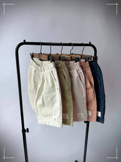 Garment-Dyed Cotton Twill Shorts - Vintage Washed Everyday