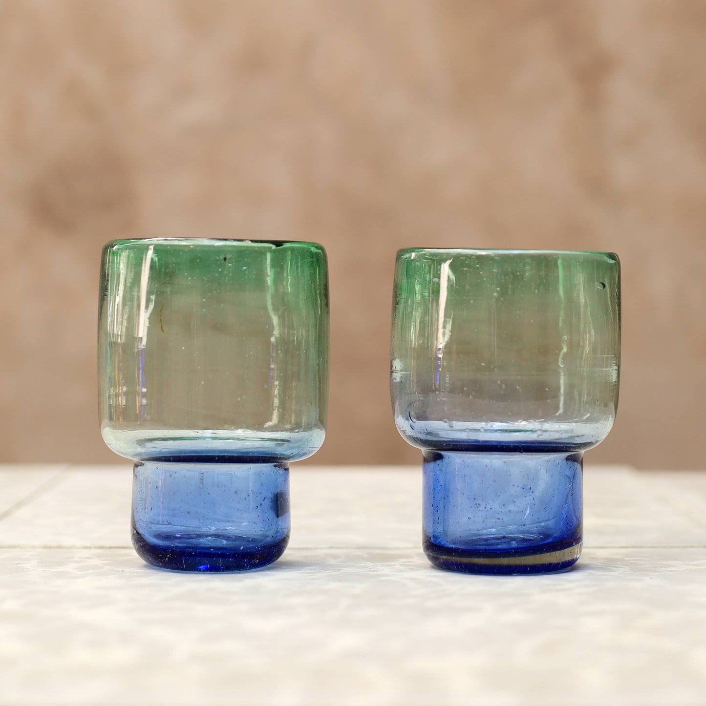 Hand Blown Stacking Glass Tumbler - Horizon - 10oz - 300ml  