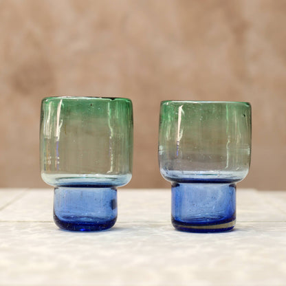 Hand Blown Stacking Glass Tumbler - Horizon - 10oz - 300ml  