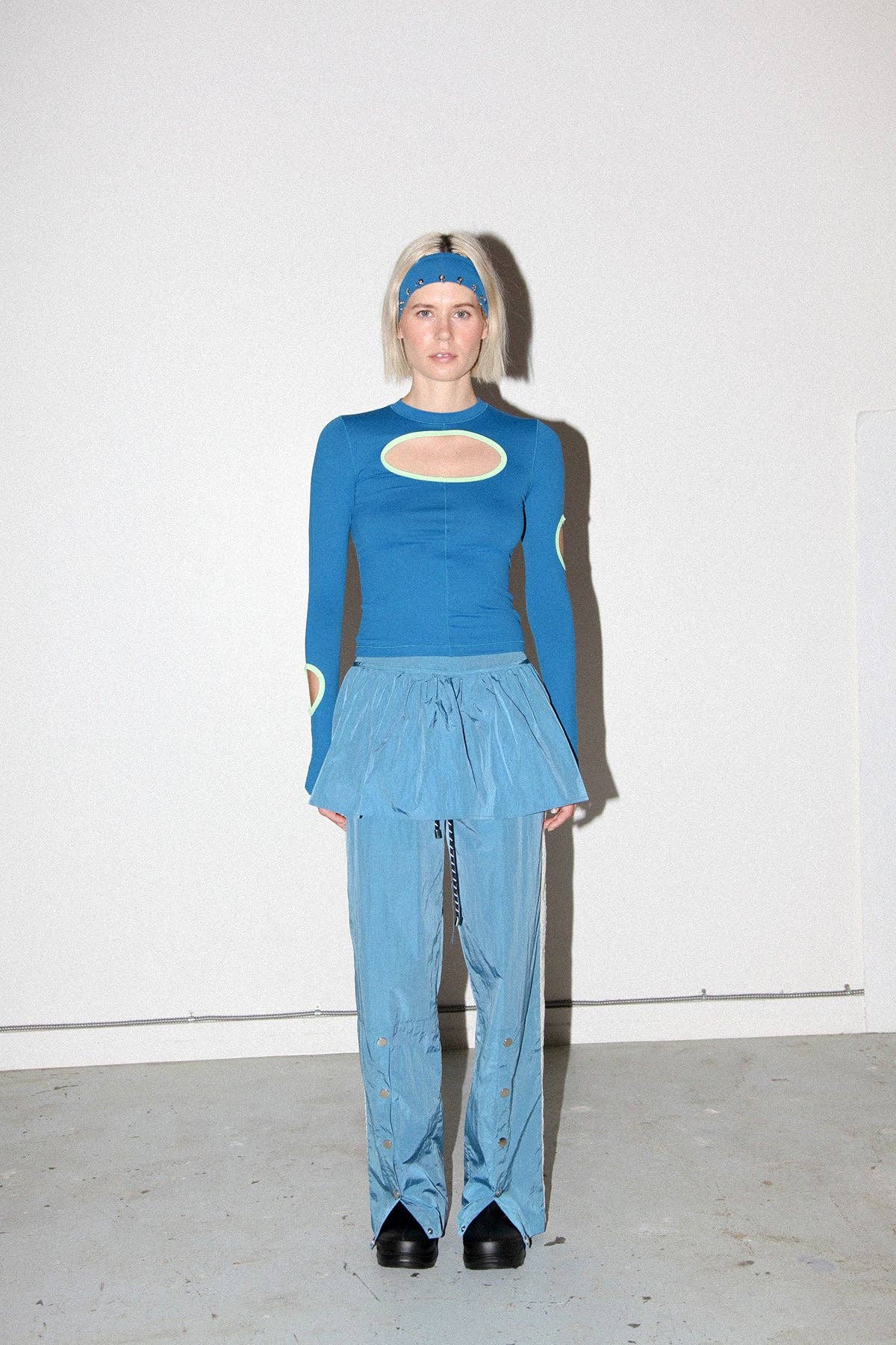 KKCo Peplum Apron in Lake