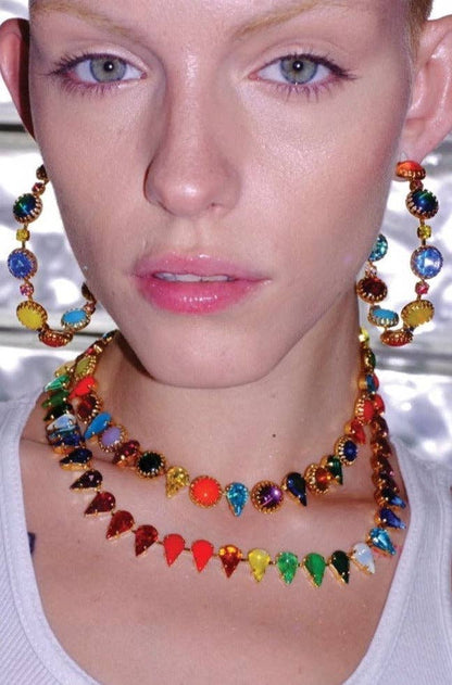 Vesper Obscura Layering Necklace in Kaleidoscope