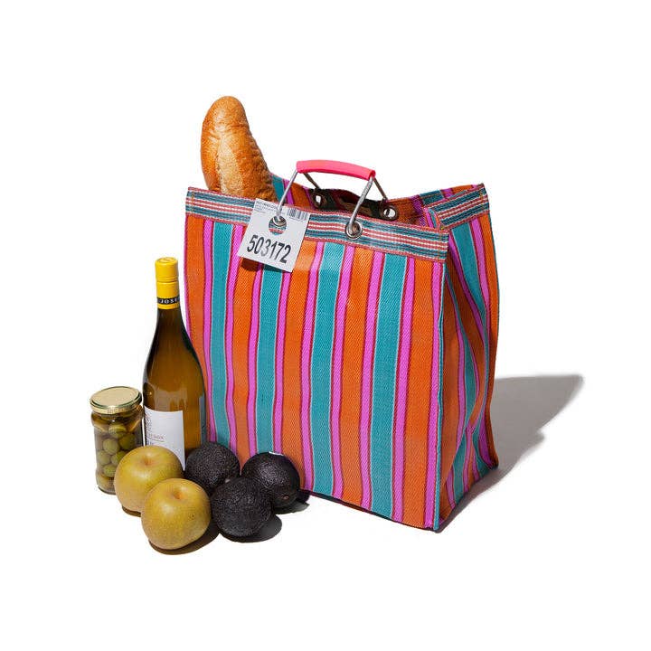 Puebco Recycled Striped Tote