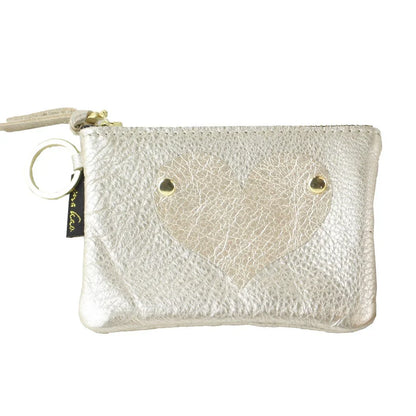 Zina Kao Metallic Leather Wallet