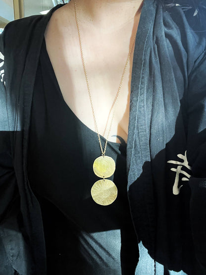 Amulets + Talismans Sun And Moon Necklace