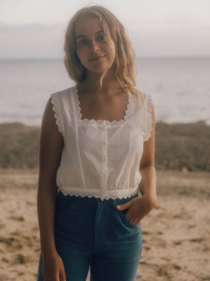 Mollusk Helena Top | White