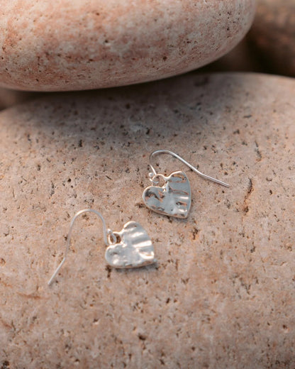 Dea Dia Eros Silver Heart Earrings