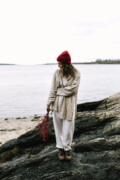 Evangeline Linens Lambswool Beanie