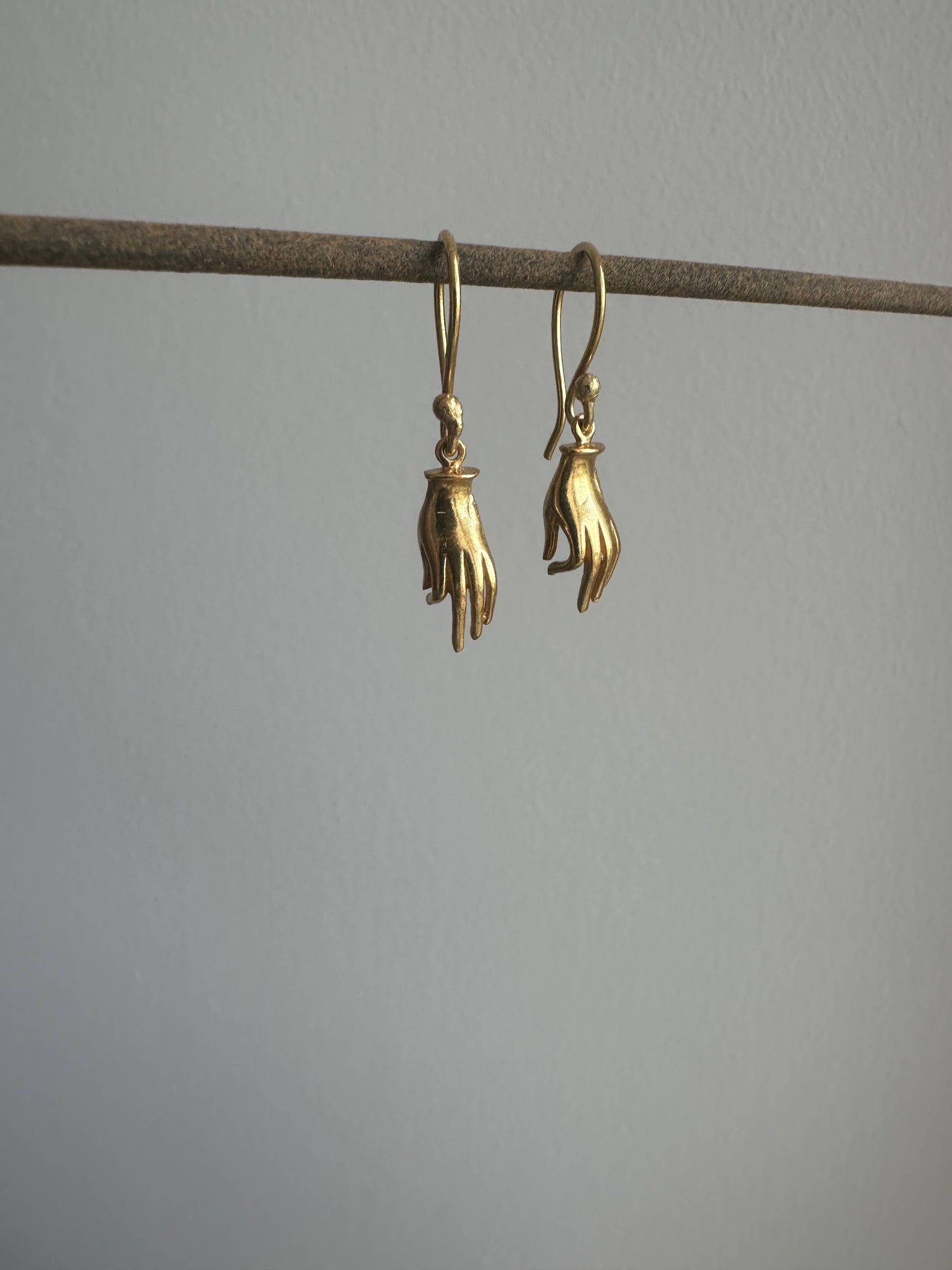 Mudra Hands Earrings | Dangle Earrings | 18K Gold-Plated