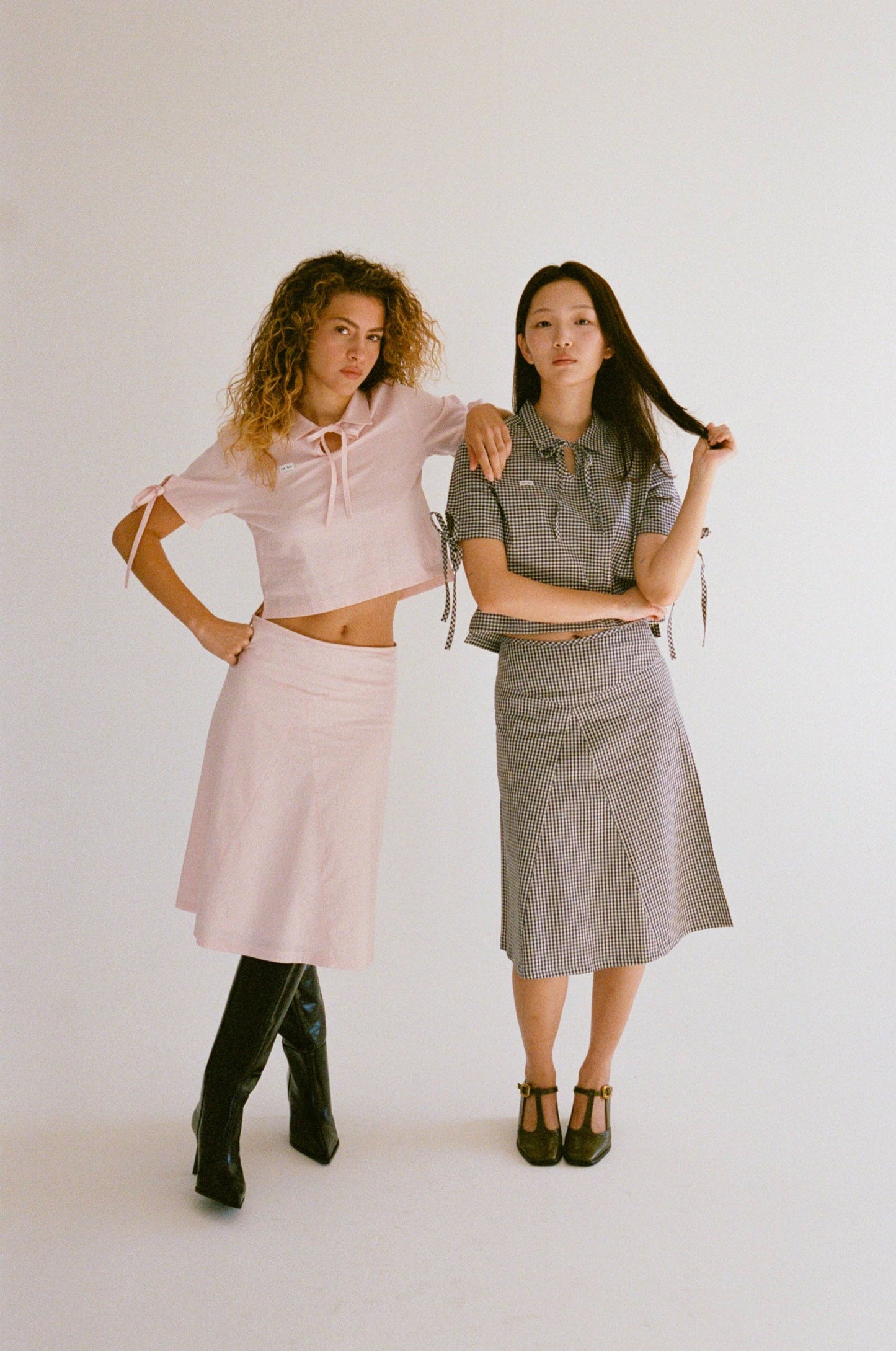 Rat Boi Keyhole Midi Skirt Navy