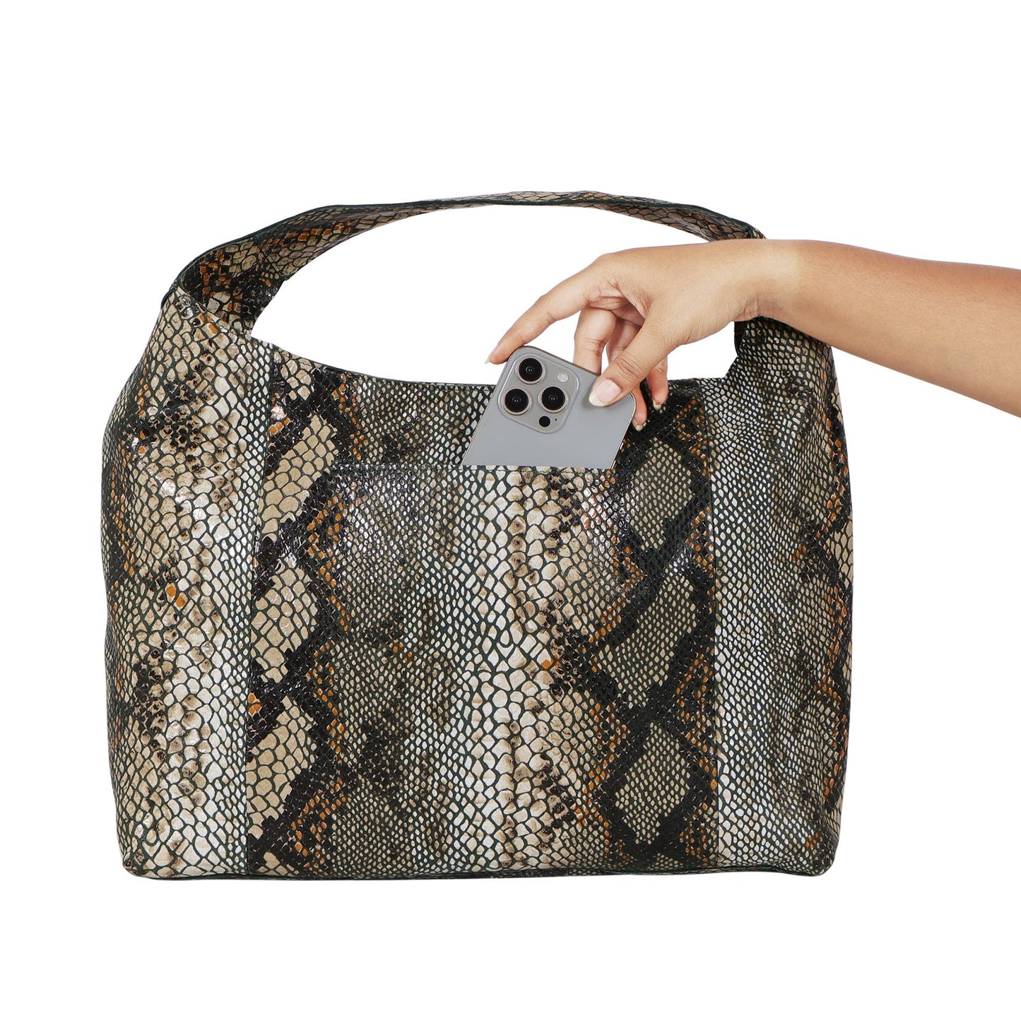 Petite Lindsey Handcrafted Leather Shoulder Bag