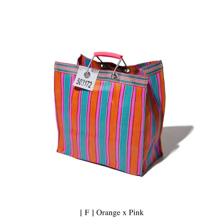 Puebco Recycled Striped Tote