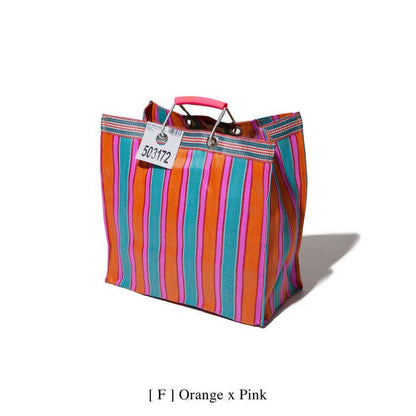 Puebco Recycled Striped Tote