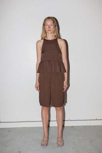 KKCo Rivet Trouser Short in Mud