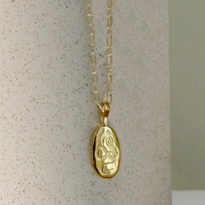 Dea Dia Serpent Rising Snake Pendant Necklace
