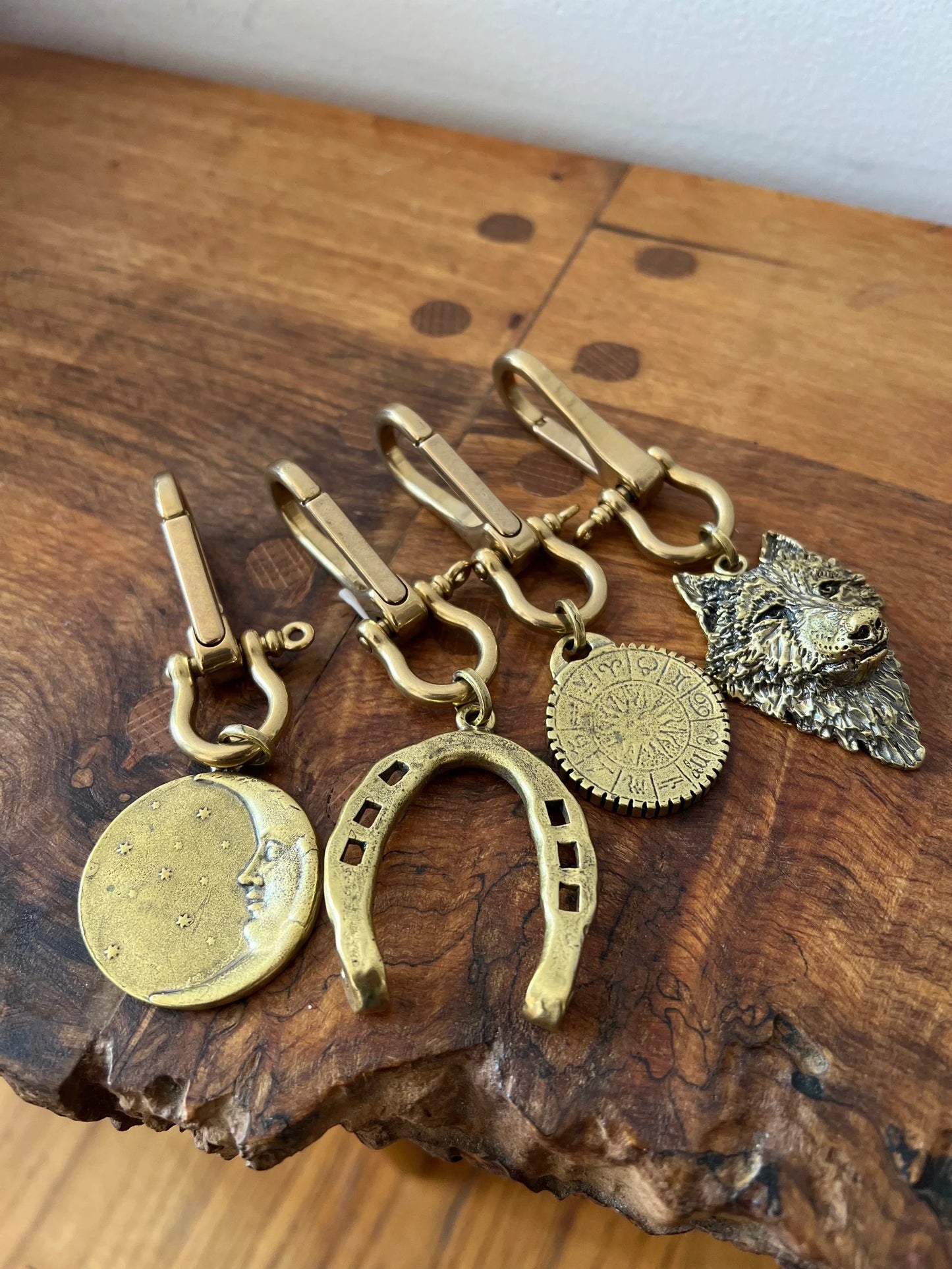 Alkemie Jewelry Zodiac Good Luck Coin Keychain