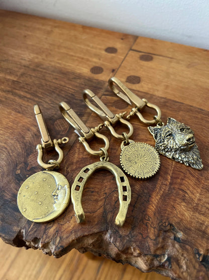 Alkemie Jewelry Zodiac Good Luck Coin Keychain