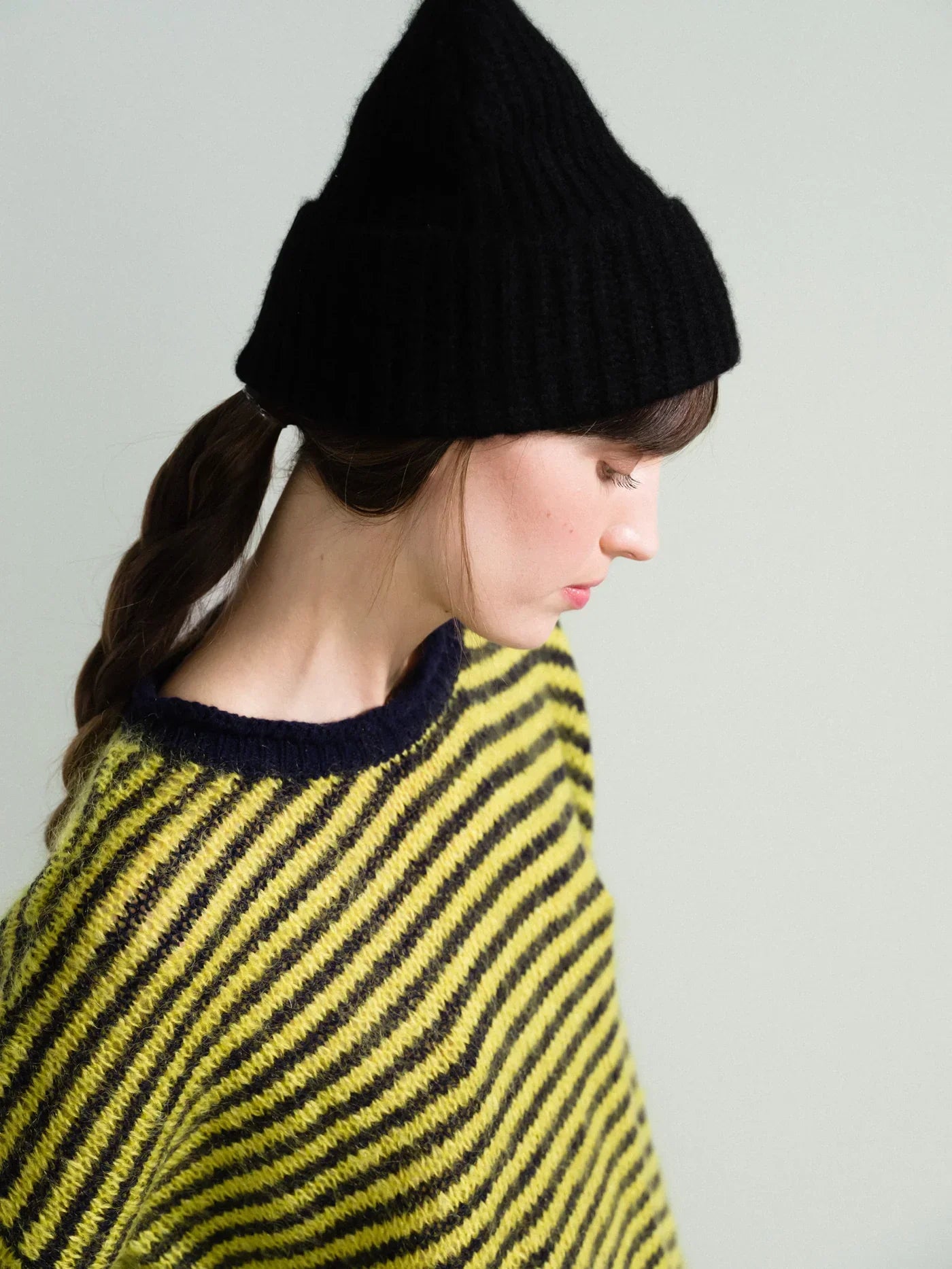 Hansel from Basel Cashmere Ribbed Beanie: 4 Colors
