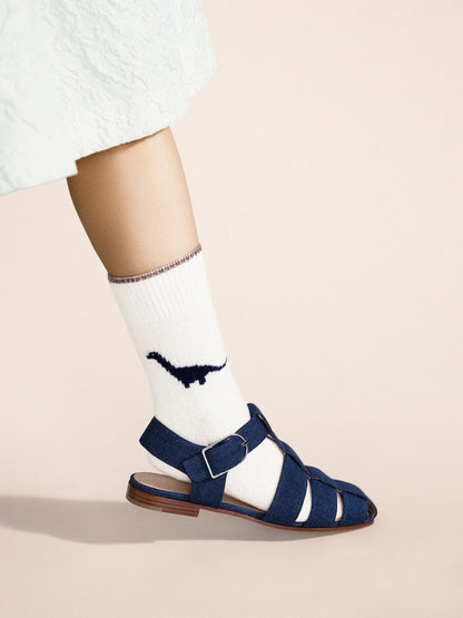Hansel from Basel Cashmere Dino Socks