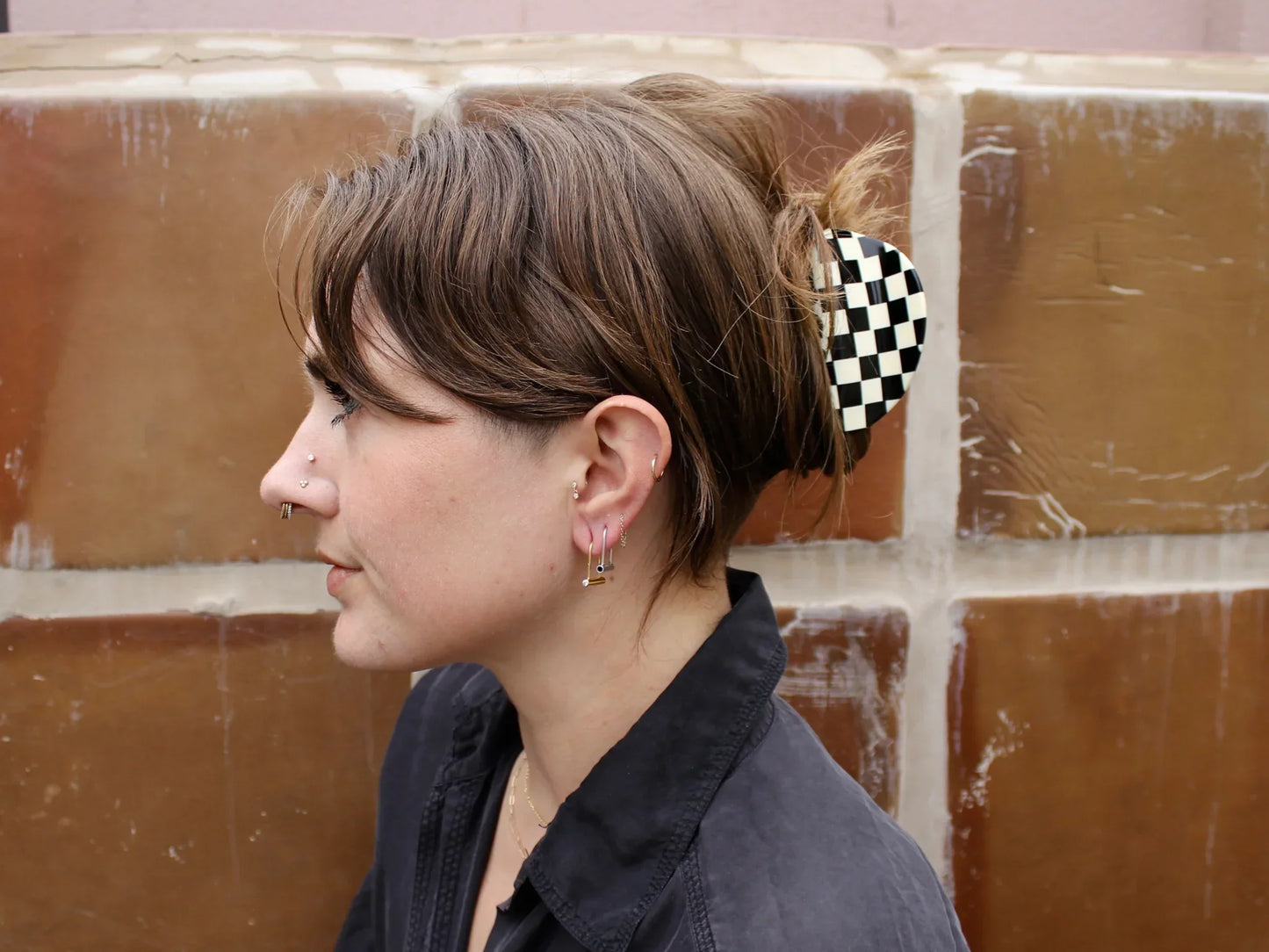 Cindre Baby Bike Lock Earrings