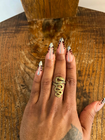 Alkemie Jewelry Textured Serpent Ring
