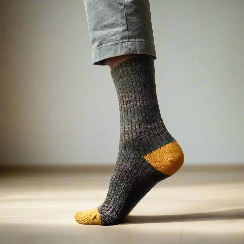 KLUE Merino Wool Socks with Stripes