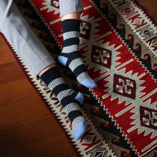KLUE Merino Wool Socks with Stripes