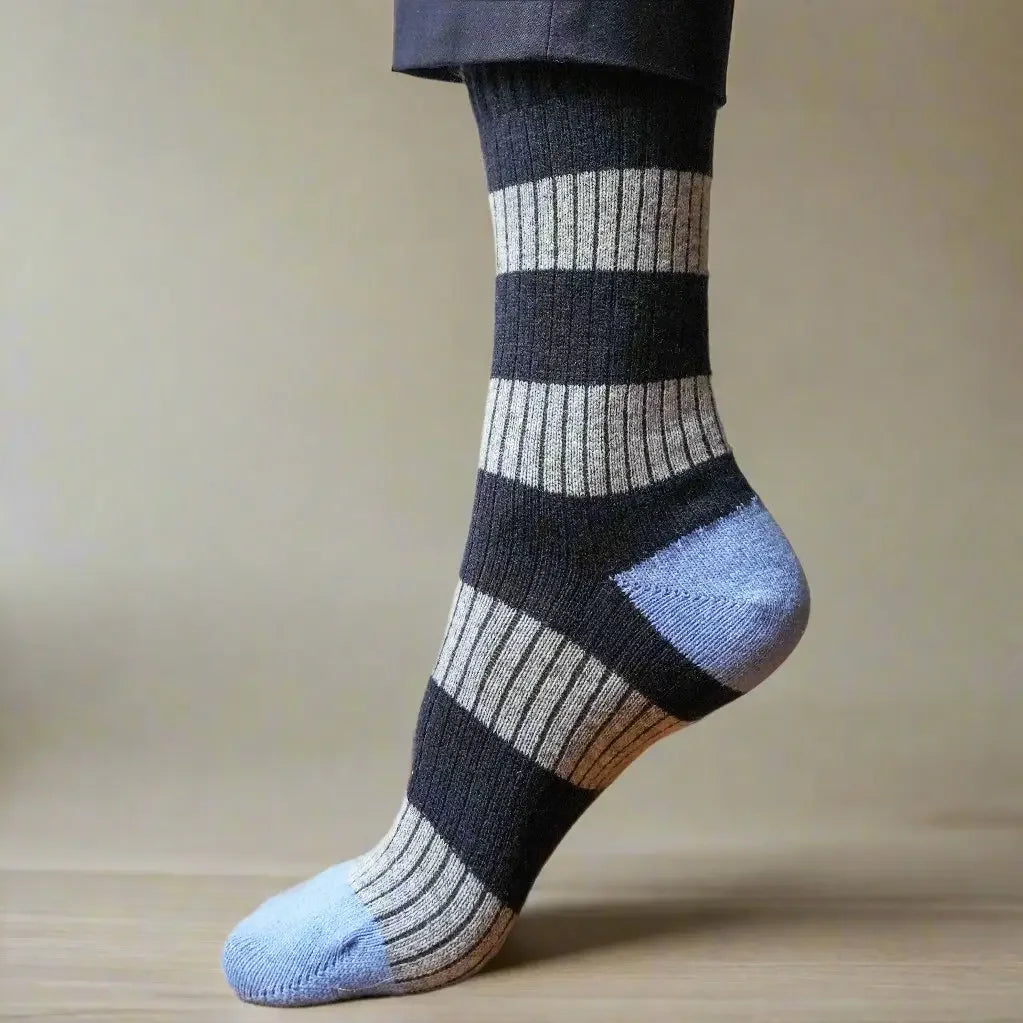 KLUE Merino Wool Socks with Stripes