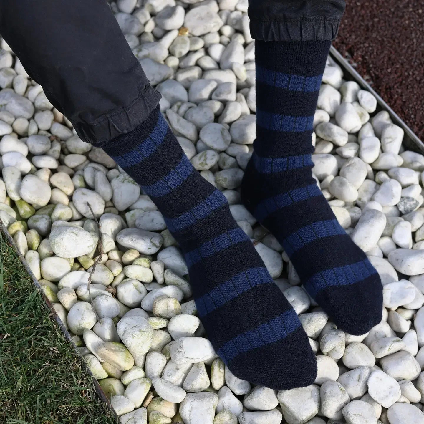 KLUE Merino Wool Socks with Stripes
