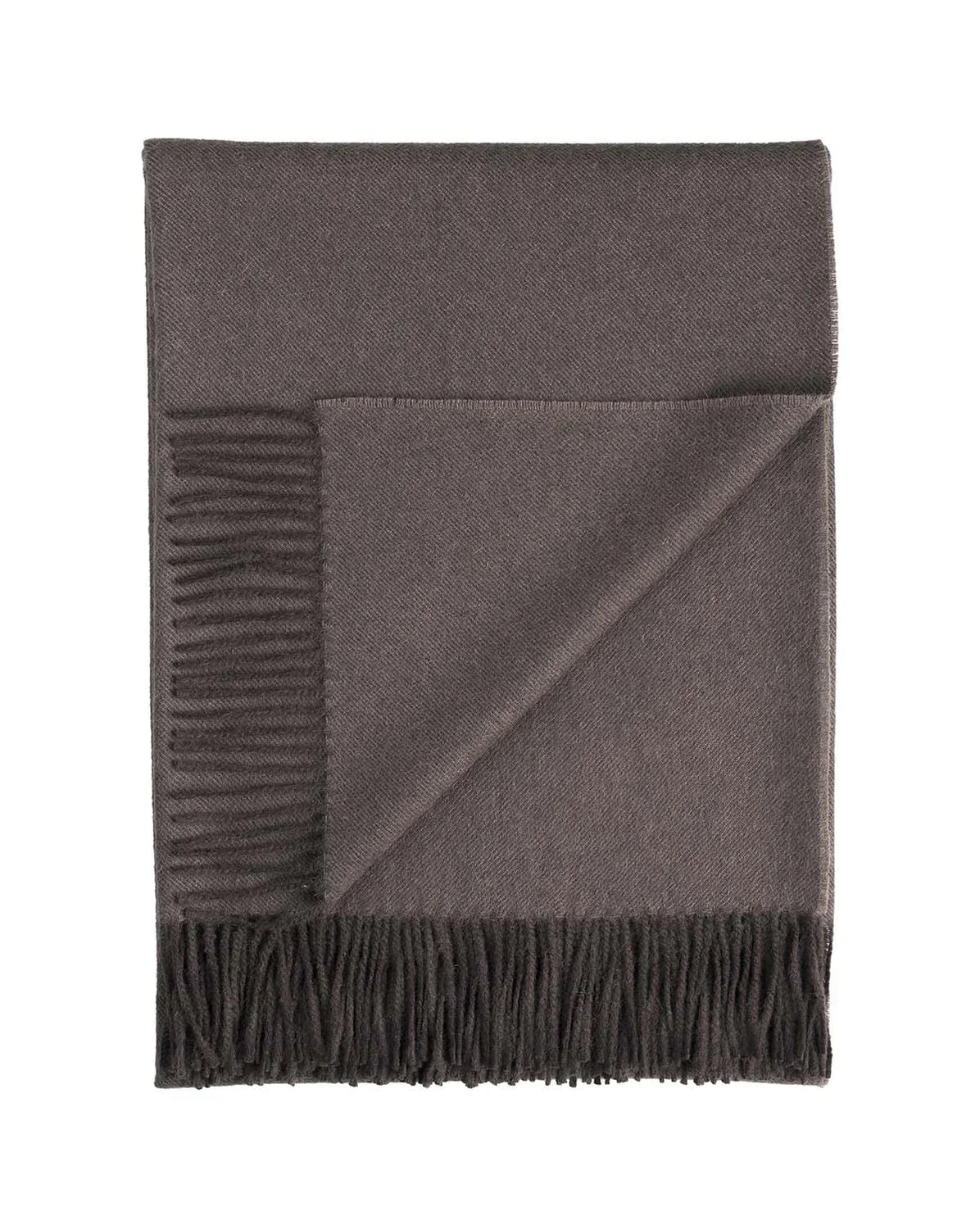 Shupaca 100% Baby Alpaca Throw | Truffle