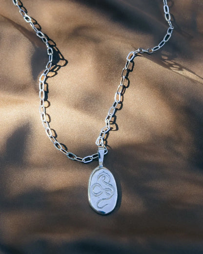 Dea Dia Serpent Rising Snake Pendant Necklace