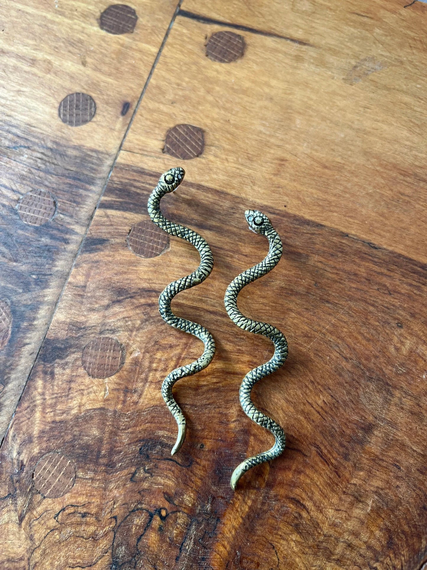Alkemie Jewelry Snake Earrings