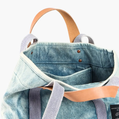 Immodest Cotton Lunch Tote | Acid Wash